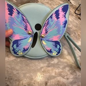 Rare and unique betsey Johnson butterfly bag-moving wings!